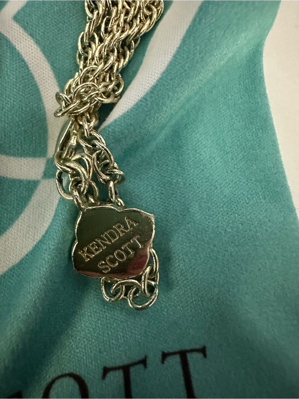 KENDRA SCOTT Rayne Tassel Necklace Light Gold - Picture 2 of 7